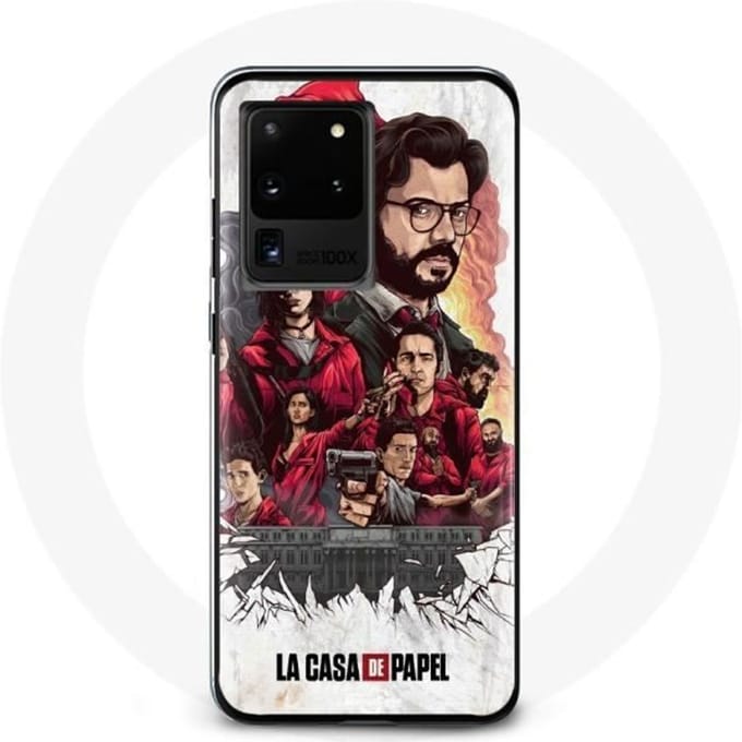 Hoesje voor Samsung Galaxy S20 Ultra La Casa De Papel posterkunst