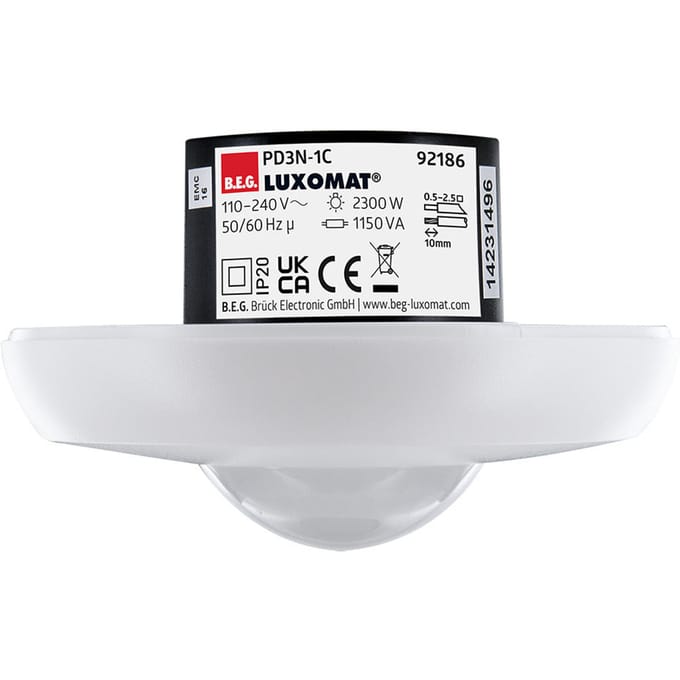 Beg Pd3N Plafond Bewegingsdetector 360° Ip20 10M Bereik - 92186