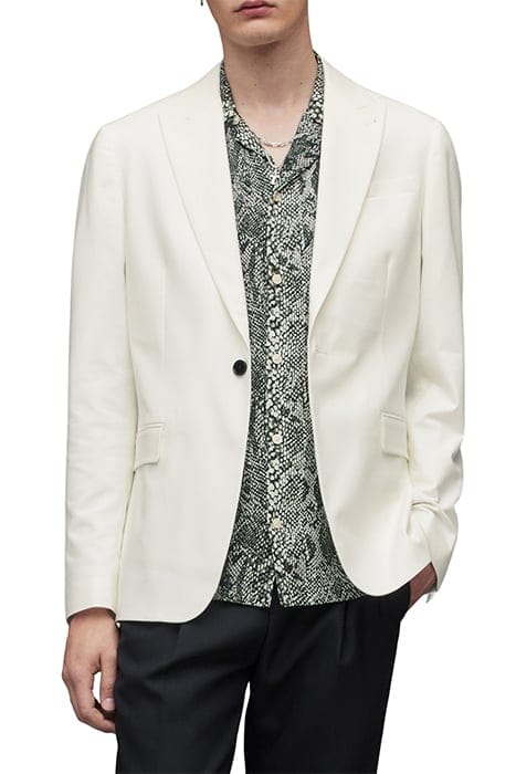 AllSaints Row Blazer Bone White Taglia: 38 | Blazers Outlet | Uomo | Bianco