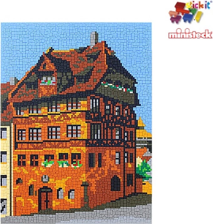 Stick-it Durer huis. (ca. 5.250-delig)