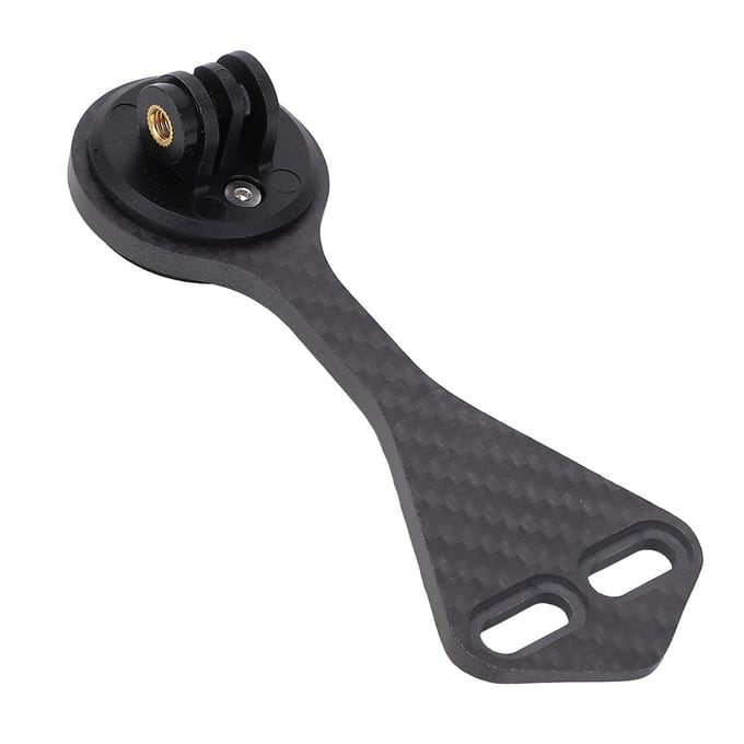 Fietscomputer Mount Houder Koolstofvezel Fietscomputer Verlengde Houder voor F12 F MOST Racefietsen black