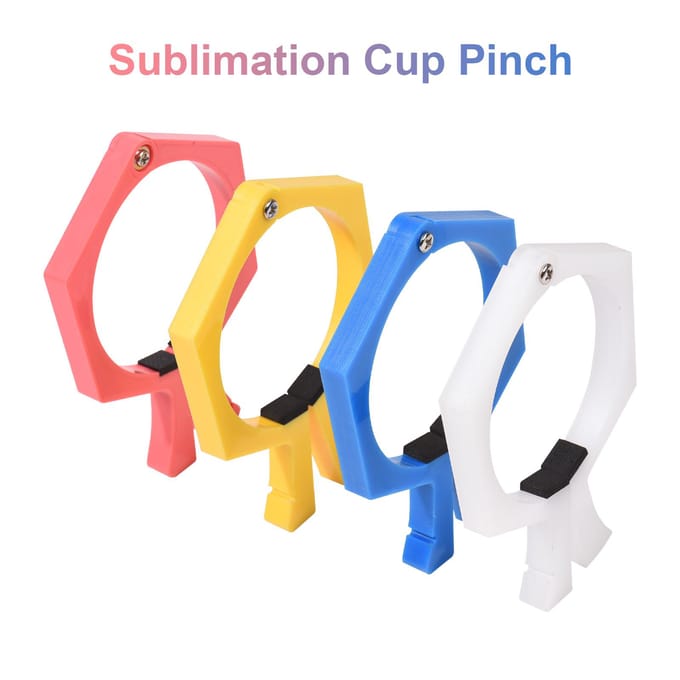 Pince à pince à Sublimation, outil antidérapant pour tasse blanche à Sublimation de 20 Oz, Angle ouvert réglable P-2 rose