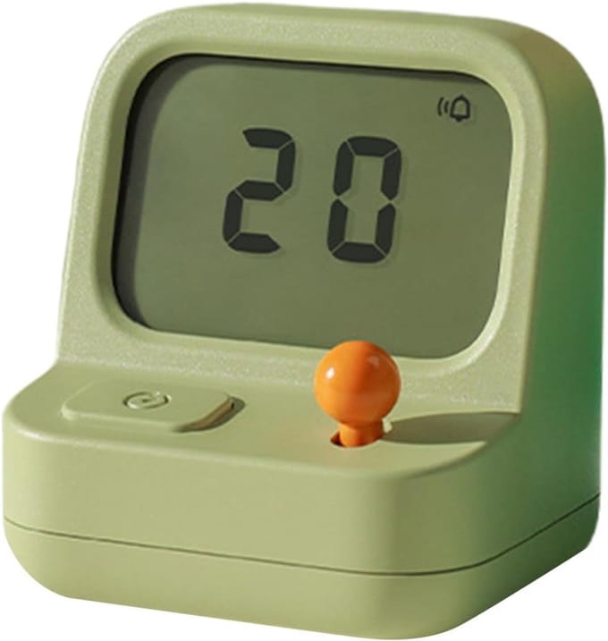 Digitale wekker - Kinderklok LCD - Rustige slaap - Stille beweging - 6.7cm breed - Meerdere kleuren