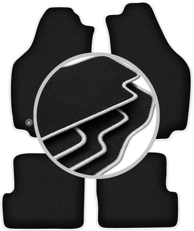 CARLUX-SILVER automatten voor: Lancia Ypsilon II hatchback (2003-2011)