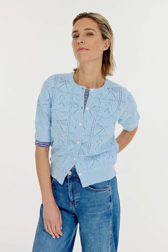 Josephine & Co Beau Cardigan Light Blue Größe: S | Cardigans Outlet | Damen | Blau