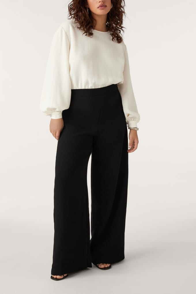 BA&SH Combinaison Obby Ecru Maat: 40 | Jumpsuits Outlet | Dames | Zwart