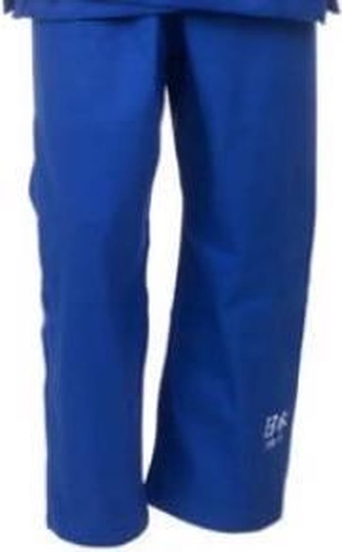 Judobroek zware kwaliteit Nihon | Blauw (Maat: 155)
