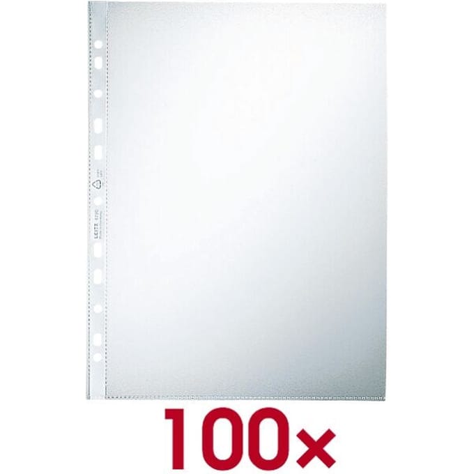 Leitz Hoge Kwaliteit Showtas - A4 - 0,085 mm - 11-gaats - 100 stuks - Transparant