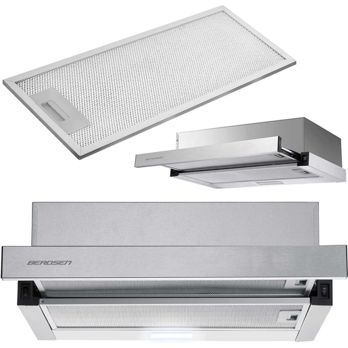 Berdsen BT-229 INOX telescopische Afzuigkap