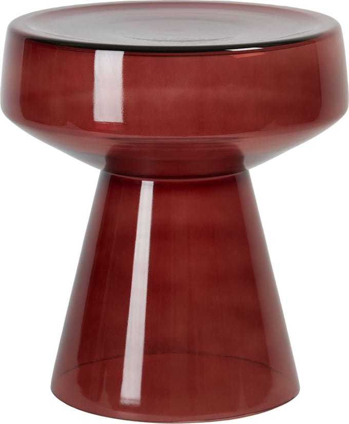 Light & Living Bijzettafel Dakwa - Rood - Ø37cm - Modern