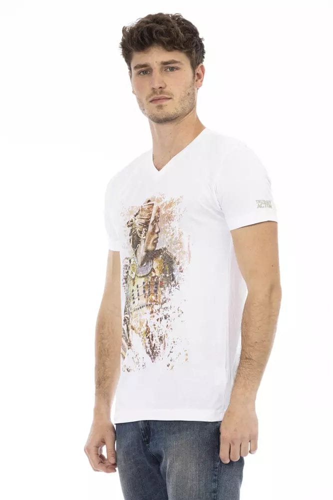 Trussardi Action Witte Katoenen T-Shirt
