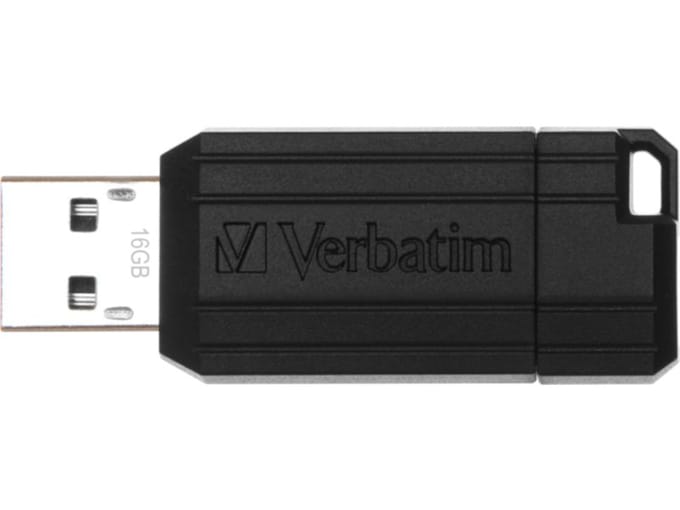 Verbatim Slider USB-stick 16 GB Zwart 98696 USB-A 2.0
