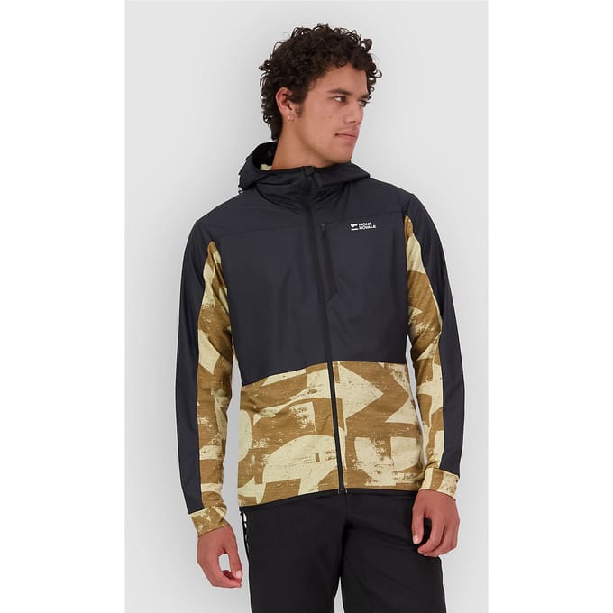 Mons Royale Diversion Merino Windbreaker zwart