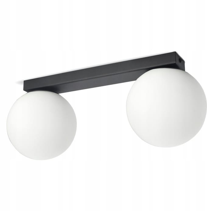 Plafon Sufitowy Kula Szklana G9 LED Biały Mat 561-B2