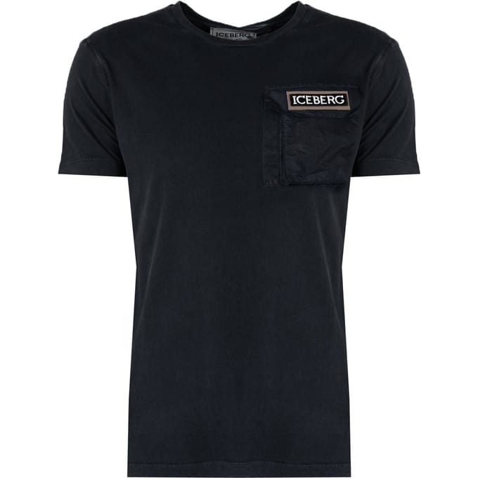 Iceberg T-Shirt C-Neck Mannen zwart