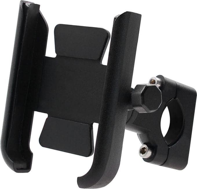DrPhone FlexiHold360 - Telefoonhouder - GPS/ Digitale apparaten - 360 graden rotatie - Compact - Zwart