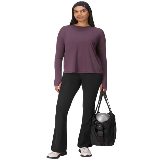 Sweaty Betty Soft Flow Studio Long Sleeve Top PAARS - Maat S
