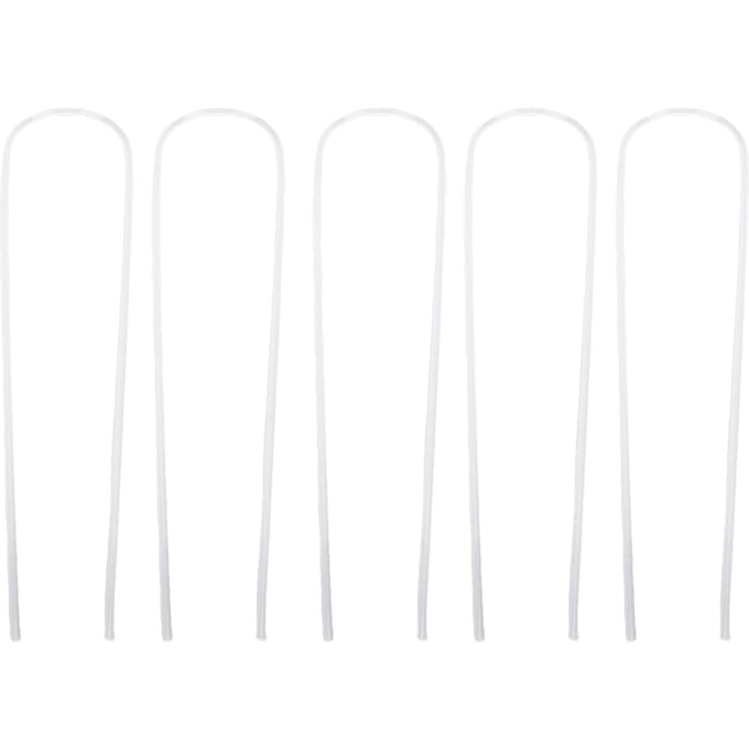 U-vorm Plantensteunframe Transparante Acryl Houder Klimrek voor Potplanten Tuindecoratie white
