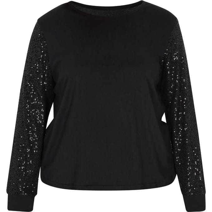 usha Grote maat blouse vrouwen zwart
