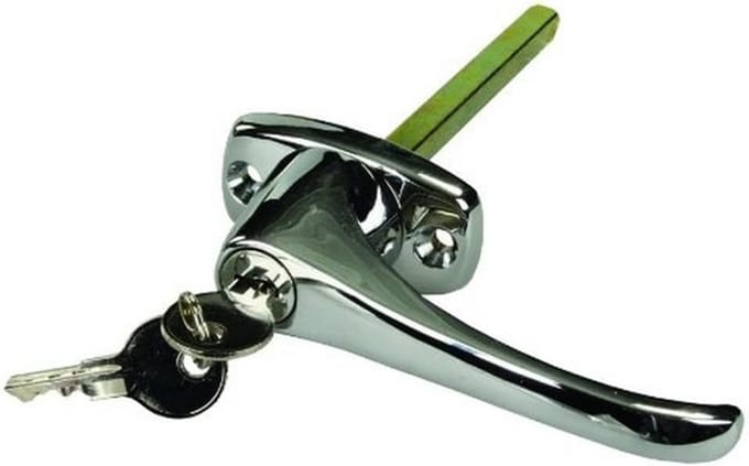 Afsluitbare Handgreep - L-Handgreep - Veilig Transport - Robuuste Constructie - 20 cm - Zwart