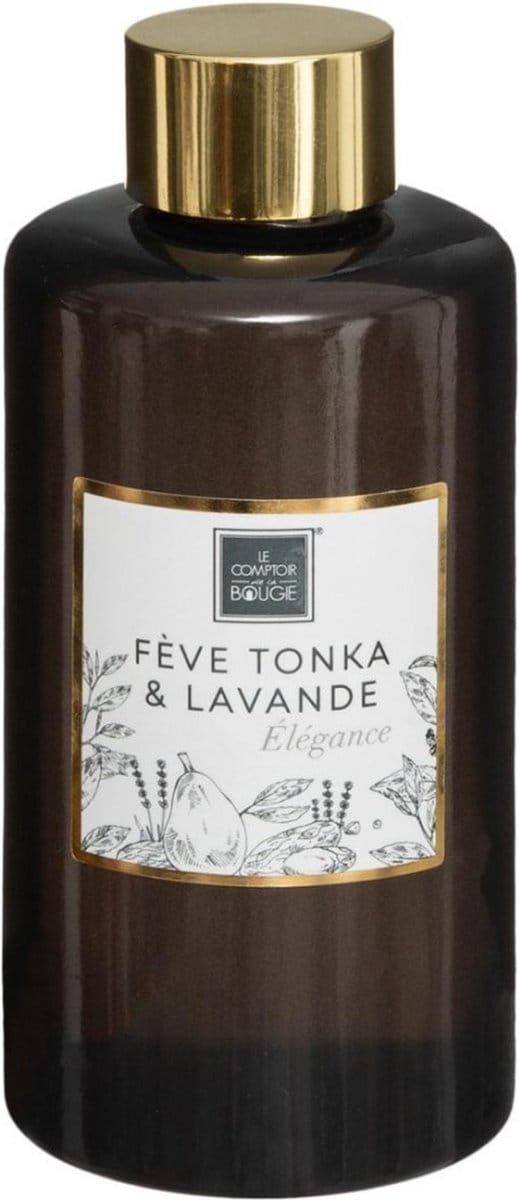 Atmosphera Navulling Geurverspreider - Tonkaboon & Lavendel - 200 ml, Doorzichtig