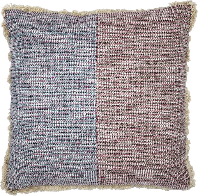 Lavandoux - Sierkussen - Geweven Kussen met Franje - Multi - 45x45