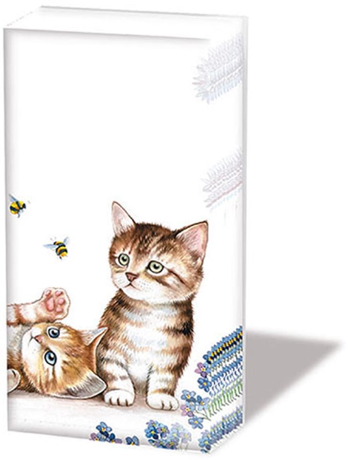 Ambiente Zakdoeken 6 pakjes - Cats And Bees