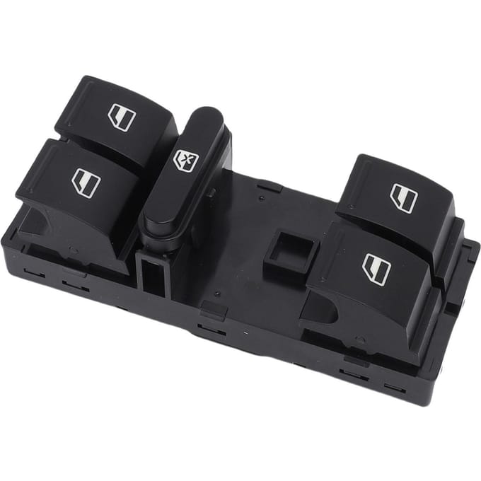 Elektrische Raambediening Schakelaar 7L6959857D Zwart Hoofd Elektrische Raambediening Schakelaar Vervanging Voor TDI VR6 V6 V8 black