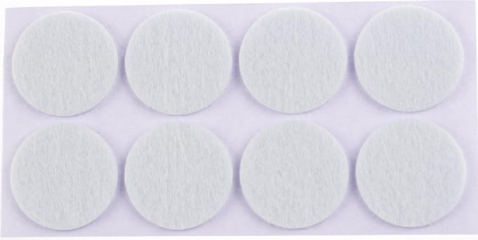 Verlofix Anti-krasvilt Zelfklevend Diameter 28mm Wit 16 Stuks