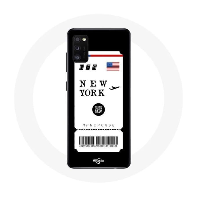 Samsung Galaxy A41 hoesje New York vliegticket