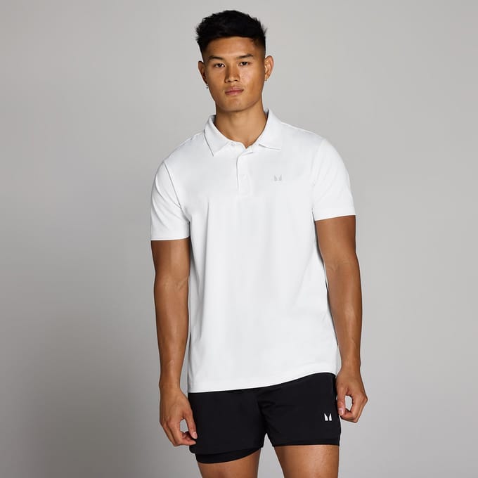 MP Men's Training Polo Shirt - Wit - S