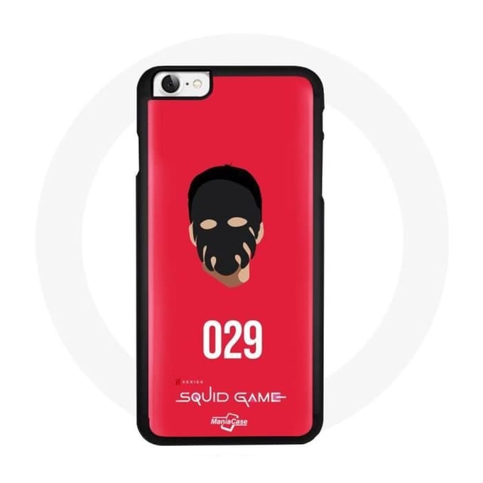 Hoesje - Maniacase - iPhone 4 - Zwart - Flexibel - Squid Game Ontwerp