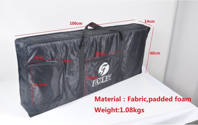 Keyboard tas 61 toetsen - Fazley KB-BAG-ECO