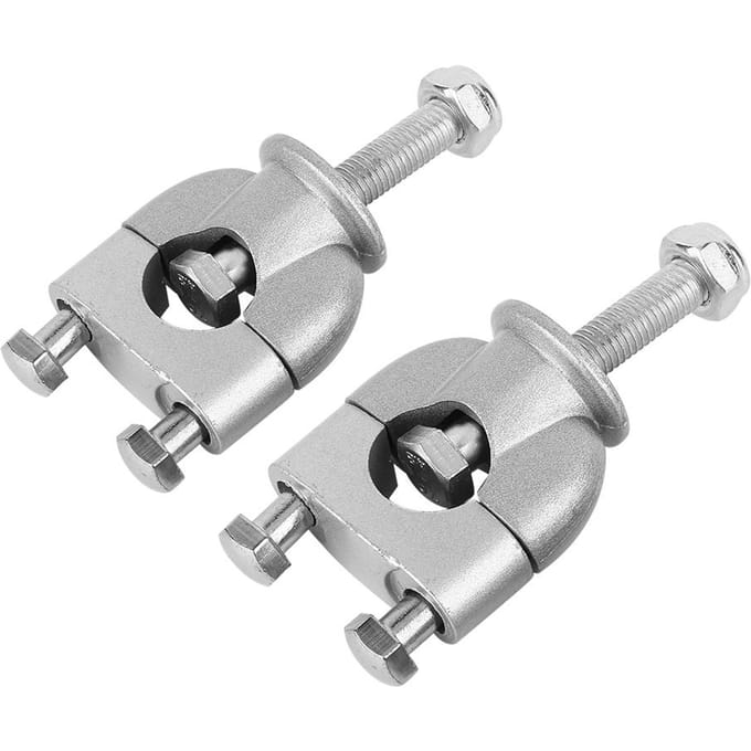 1 Paar 78  22mm Zilver Stuurbevestiging Montage Verhoger Klem Voor ATV Motorfiets white