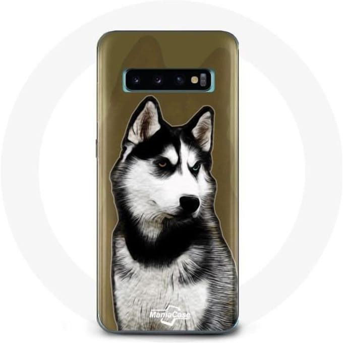 Coque pour Samsung Galaxy S10 Plus Husky de Sibérie