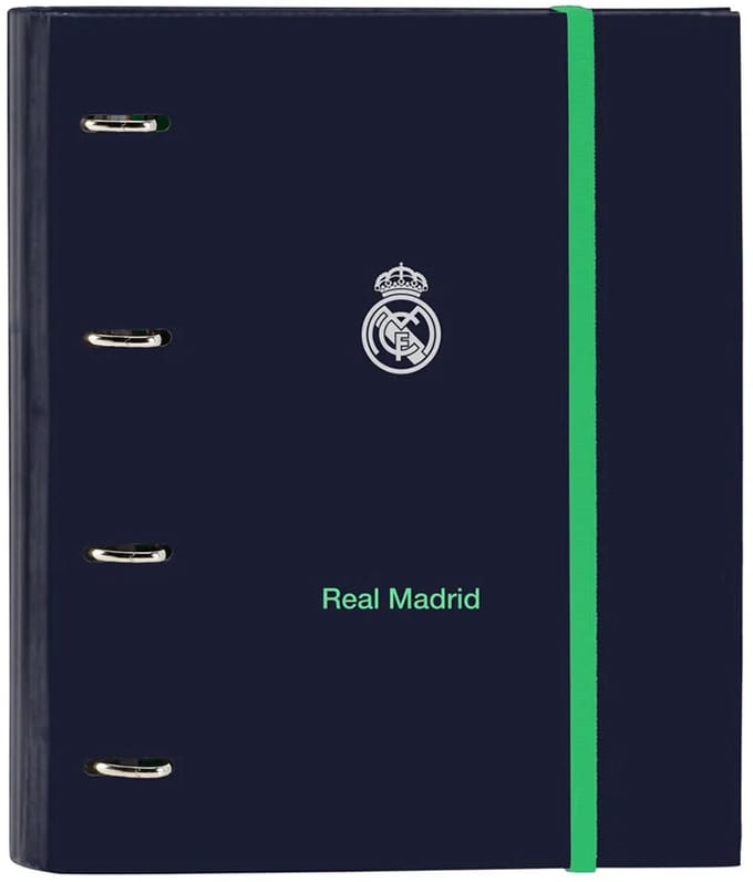 Safta Real Madrid 2nd Kit 25/26 A4 100 Sheets 4 512557666 Ringband Transparant Kinderen