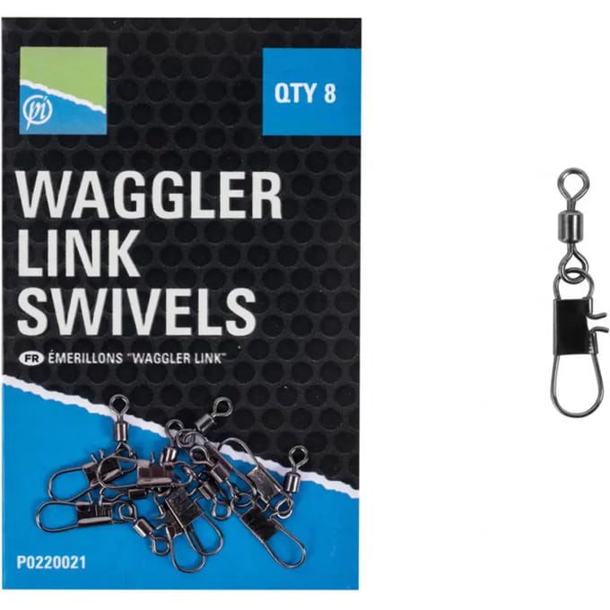 Draaikoppelingen Preston Waggler Link (x8)