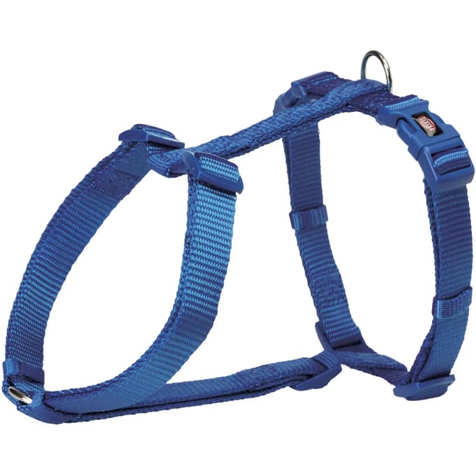 Trixie Premium H-harness L-XL: 75-120 cm/25 mm royal blue