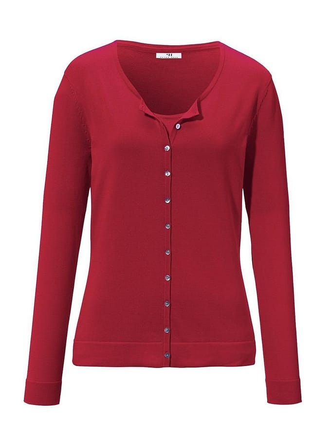 Twinset 100% katoen Van Peter Hahn rood