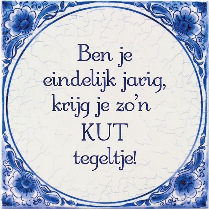 Paperdreams Tegel - Kut tegeltje