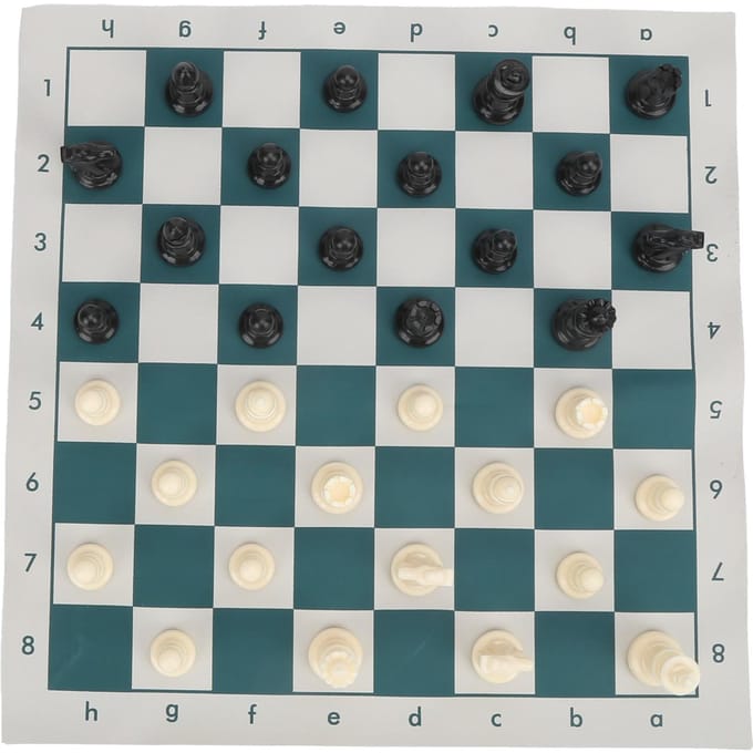 Internationale Standaard Schakspel Set Competitie Grote Plastic Schakset met Schaakbord black