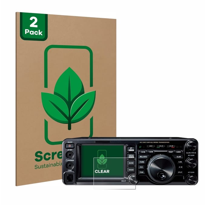 2 Stuks Screenprotector voor Yaesu FT-991A - Hoogwaardige Beschermfolie transparant