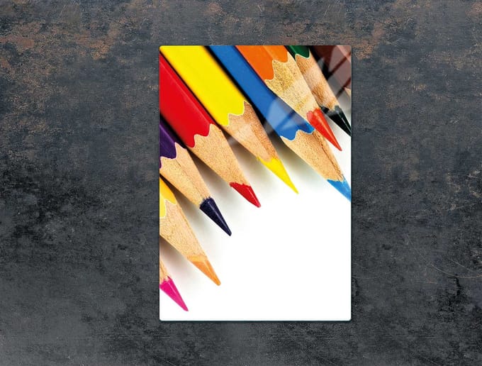 TMK ArtDeko - Snijplank - 35x52 cm - Glas - Kleurvol