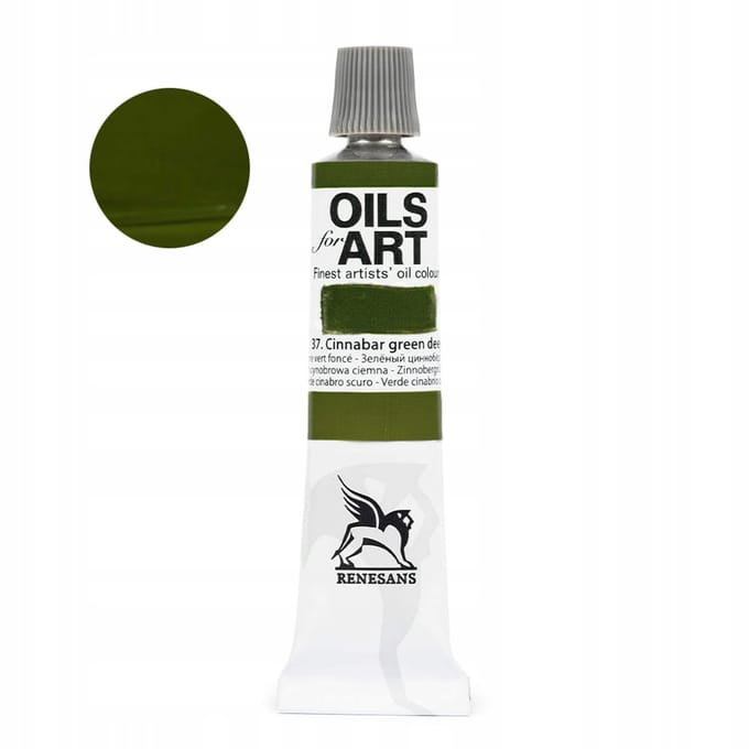 Olieverf Olej voor Kunst 20ml - 37 Cynober Groen