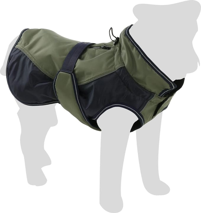 Flamingo Hondenjas Eisberg Groen/ Donkerblauw Winterjas 30cm