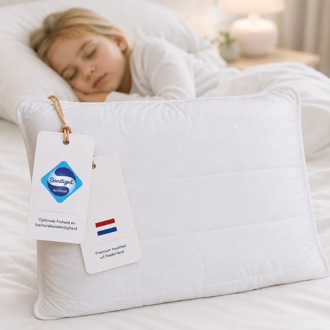 Peuterkussen Mimi 40x60 cm - Luxe uitvoering - Katoen - Dikke Gewatteerde Tijk -