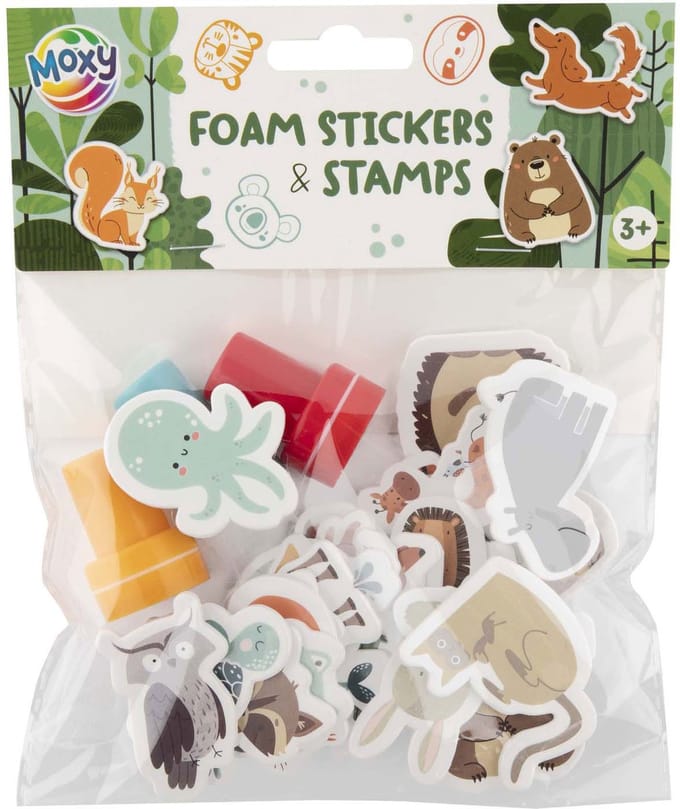 Moxy 24 Foam stickers met 3 stempels