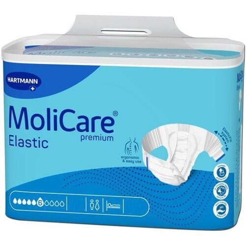 Hartmann Molicare Premium Slip Elastic 6 druppels Medium - 6 pakken van 30 stuks
