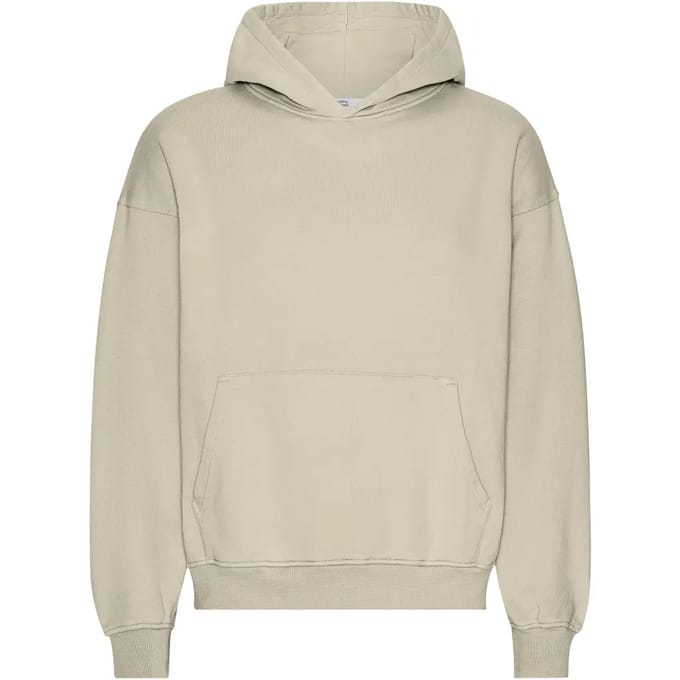 Oversized sweatshirt met capuchon Colorful Standard Organic Oyster Grey