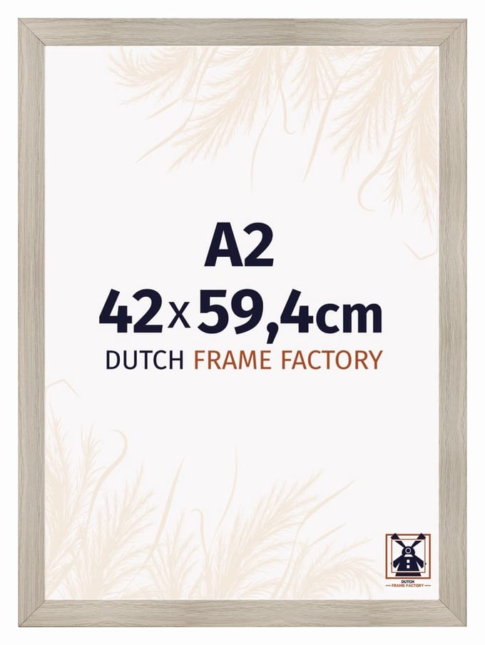 Fotolijst A2 42x59,4 cm - MDF - Eiken Licht - Praag